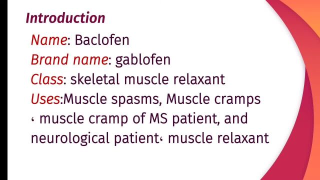همه چیز در مورد باکلوفن baclofen | شل کننده عضلات بدن و رفع اسپاسم های ماهیچه ای