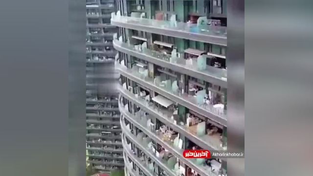 ساختمان مسکونی با حدود 30000 نفر ساکن در هنگژو  چین