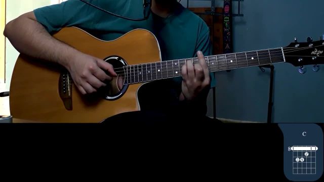 آموزش گیتار | آکورد آهنگ دیوونه از محسن چاوشی