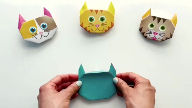 آموزش آسان اوریگامی گربه کاغذی برای مبتدیان | کاردستی ساده برای کودکان