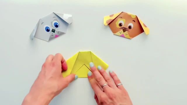 آموزش آسان اوریگامی سگ کاغذی برای مبتدیان | کاردستی ساده برای کودکان
