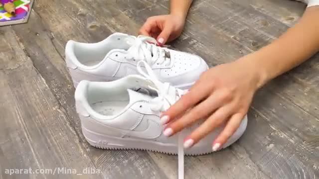 ترفند کاربردی نقاشی روی کفش