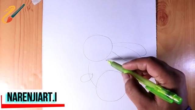 آموزش نقاشی حیوانات - طراحی خرگوش زیبا