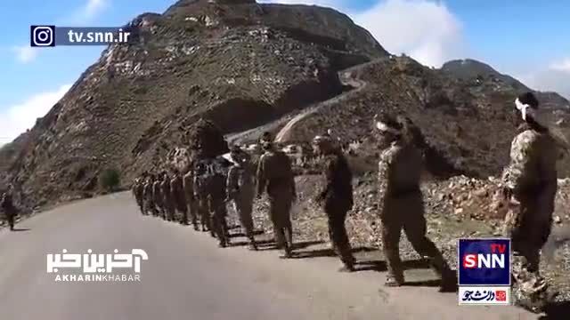 راهپیمایی نیروهای نظامی یمن در محکومیت جنایات رژیم صهیونیستی