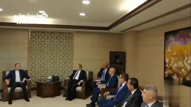 دیدار و رایزنی وزرای خارجه ایران و سوریه در دمشق