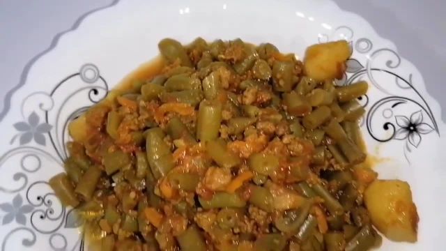 طرز تهیه خورشت لوبیا سبز رژیمی با سویا