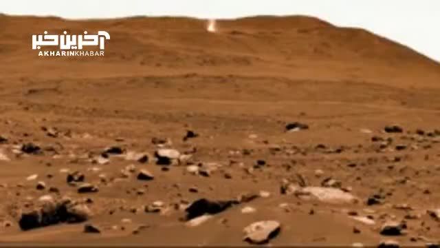 تصاویر مخابره شده از ناسا؛ تنوره‌ دیو چرخان مریخی