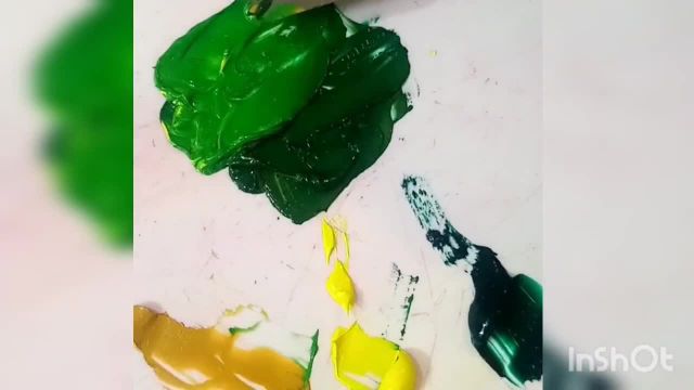 تکنیک‌ های ترکیب رنگ در نقاشی ؛ آموزش ترکیب 2 نوع رنگ سبز