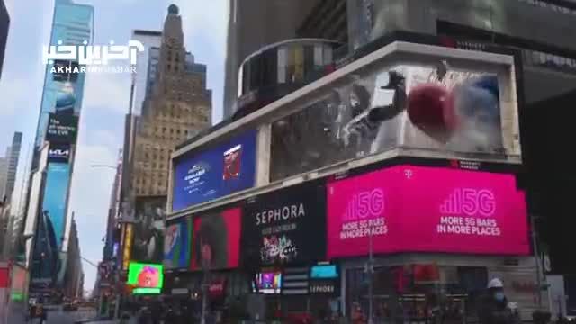 تبلیغات 3 بعدی و مهیج بازی اسپایدرمن 2 را در نیویورک ببینید