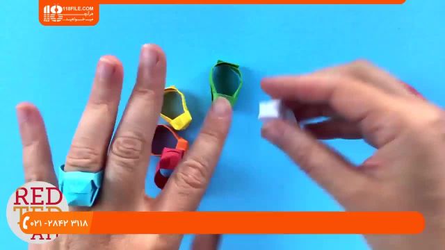 اوریگامی سه بعدی جالب برای سرگرمی کودکان