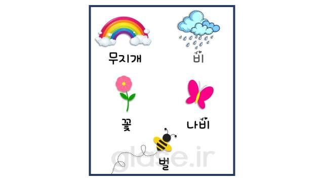 آموزش زبان کره ای || لغات کره ای بهاری