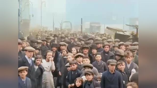 یک ویدئو رنگی شده از شهر لندن در سال 1931 | ببینید