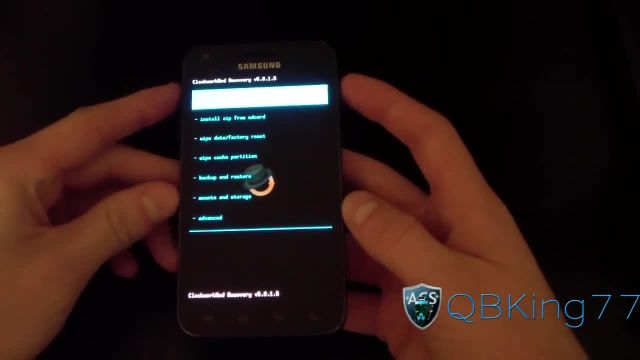 بررسی ClockworkMod Touch در Samsung Epic 4G Touch