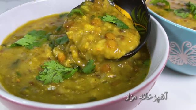 طرز پخت سوپ ماش با عدس افغانی خوشمزه و لعابدار