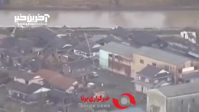 تصاویر زلزله 7.6 ریشتری در سواحل غربی ژاپن: ویرانی و خسارات
