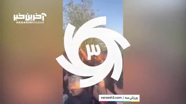 حضور کنعانی زادگان در مراسم خاکسپاری عجمی‌پور