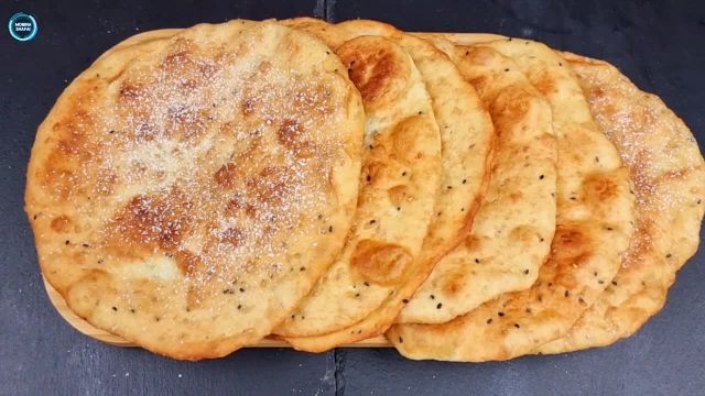 روش پخت نان روغنی عربی نرم و خوشمزه به روش افغانی