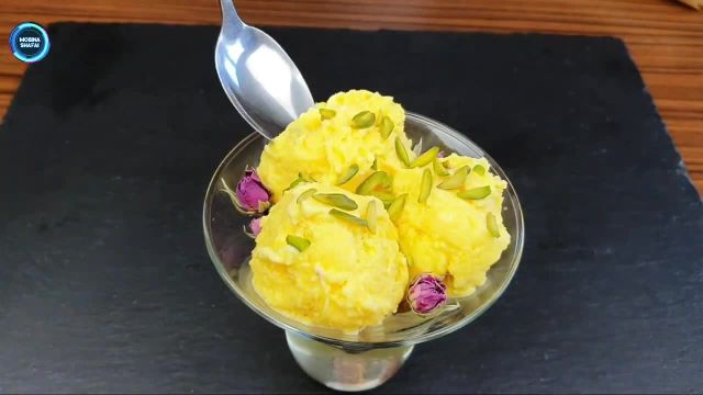 طرز تهیه بستنی سنتی زعفرانی با ثلعب به سبک افغان ها