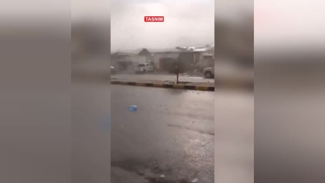 خسارت توفان به منازل در کویت | ویدیو