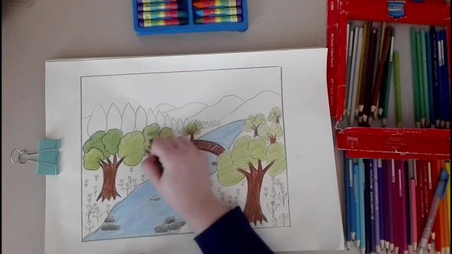 آموزش نقاشی جنگل و جنگل‌ های استوایی - قسمت سوم