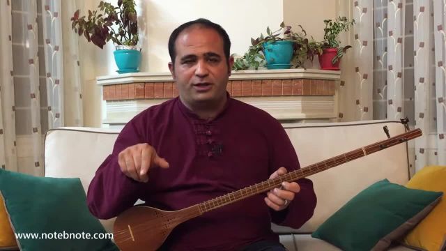 آموزش سه تار علی اقبالی - تکنیک دراب کمان