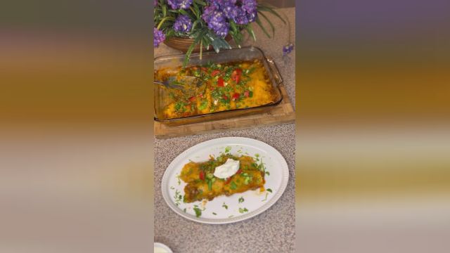 طرز تهیه انچیلادا گوشت مکزیکی | بیف انچیلادا The best Beef Enchilada