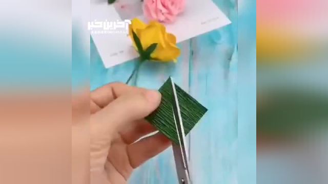 آموزش ساخت گل با کاغذ کشی به روش آسان و خلاقانه