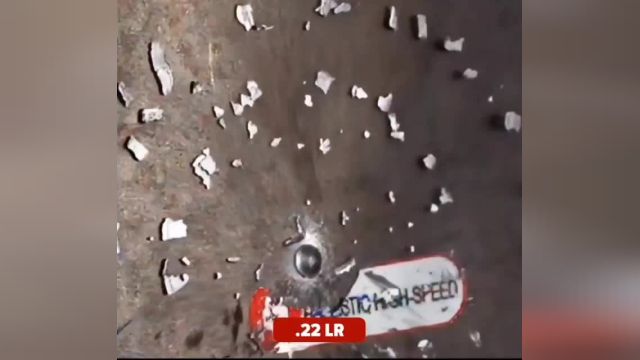 ویدیوی آهسته از برخورد گلوله به صفحه فولادی | ویدیو