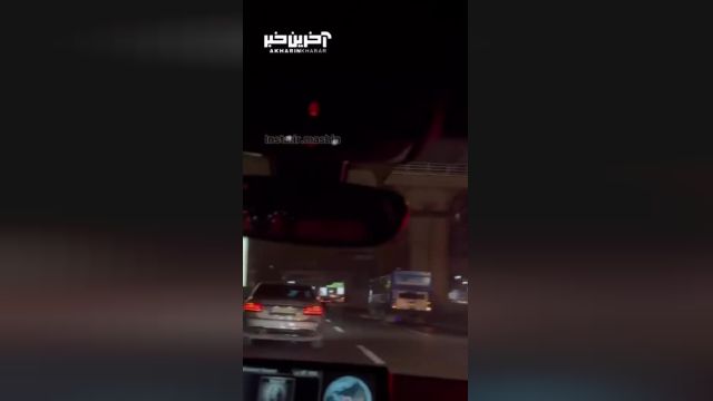 لایی‌ کشی راننده BMW در اتوبان صدر تهران
