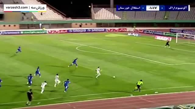 خلاصه بازی آلومینیوم 1 - استقلال خوزستان 0