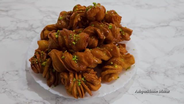 روش پخت شیرینی عیدی بدون داش خوشمزه و عالی به سبک افغانی