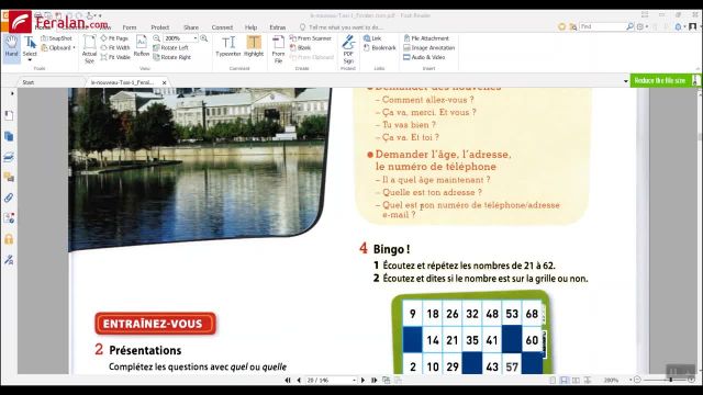 آموزش زبان فرانسوی | جلسه 18 | حل تمرین های درس سوم کتاب