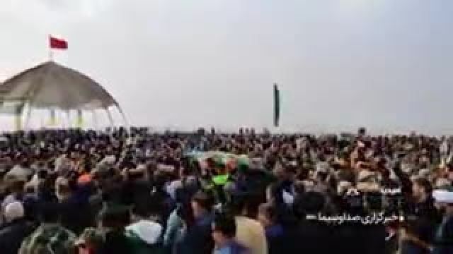 تشییع پیکر شهید گمنام در امیدیه، خوزستان: یادگاری از جانباختگان دلاور و شجاع