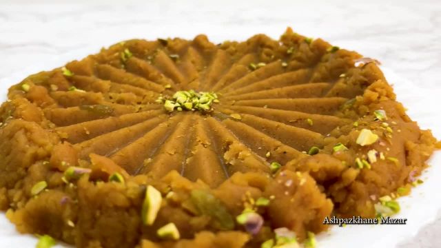 طرز تهیه حلوای آرد نخود افغانی خوشمزه و عالی با دستور ساده و سریع