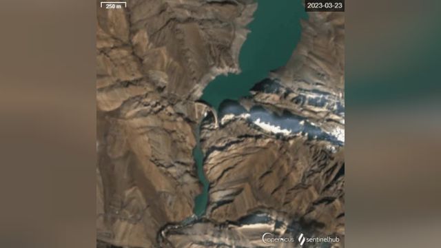 تصاویر ماهواره‌ای از  وضعیت سد کرج | ویدیو - مشرق نیوز