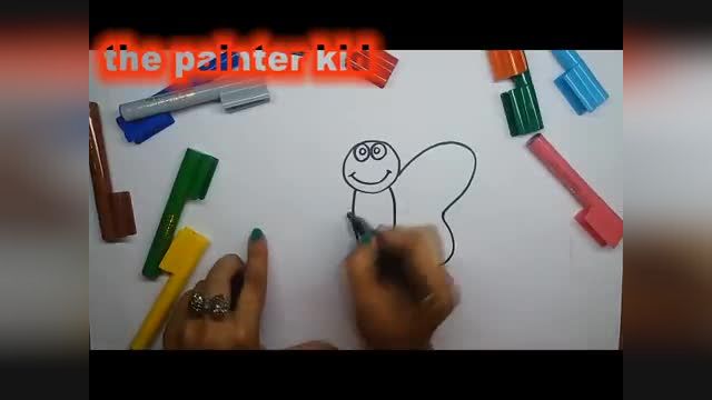 آموزش نقاشی پروانه برای کودکان مبتدی