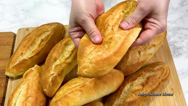 طرز پخت نان بازاری به روش افغانی فوق العاده نرم و با کیفیت