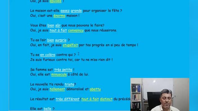 صفت های سطح پیشرفته در زبان فرانسه