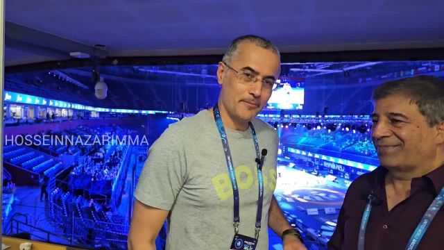 مصاحبه اختصاصی حسین نظری ام ام ای با مجتبی گلیج در مسابقات جهانی بلگراد صربستان 2023