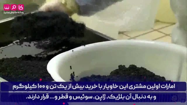 گزارش تلویزیون العربی از تولید خاویار در شمال ایران