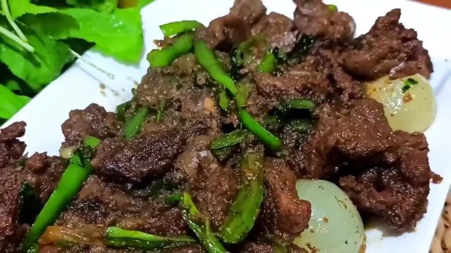 طرز تهیه کرایی گوشت گوساله با دل گوساله غذای خوشمزه و متفاوت افغانی