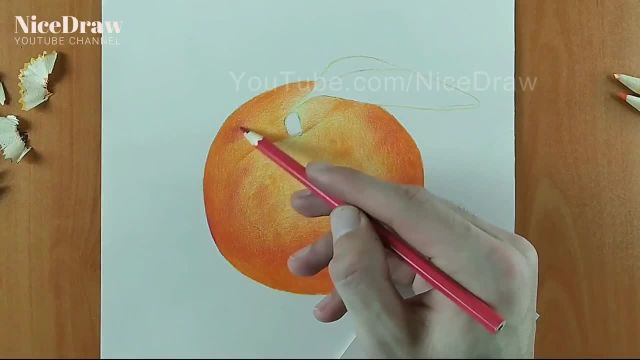 خلاقیت خود را آزاد کنید: راهنمای مبتدیان برای کشیدن هلو با مداد رنگی