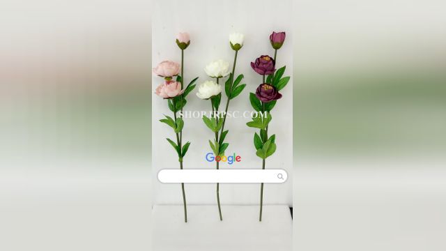 لیست  شاخه گل مصنوعی نیلوفر در 3 رنگ بندی پخش ا فروشگاه ملی
