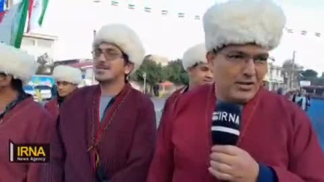 فیلم: خیرمقدم اهالی ترکمن صحرا به رئیس جمهور