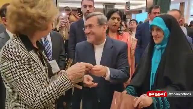بازدید ملکه سوفیا از بازارچه خیریه سفارت ایران در اسپانیا | ویدیو