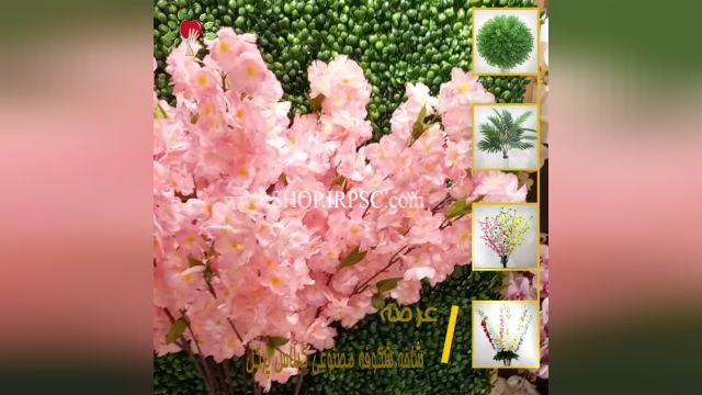 لیست شاخه شکوفه مصنوعی صورتی رنگ| فروشگاه ملی