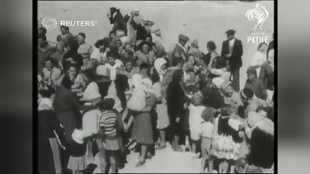 فیلمی قدیمی از ورود لهستانی ها به ایران در جنگ جهانی دوم