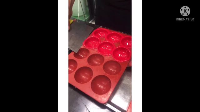 آموزش توپ شکلاتی با قالب های سیلکونی