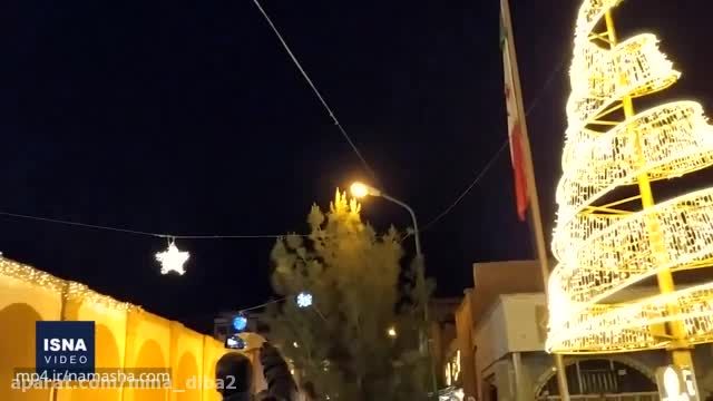 حال و هوای کریسمس در محله جلفای نوی اصفهان