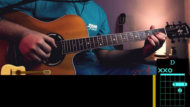 آموزش گیتار | آکورد آهنگ تمام از شاهین نجفی